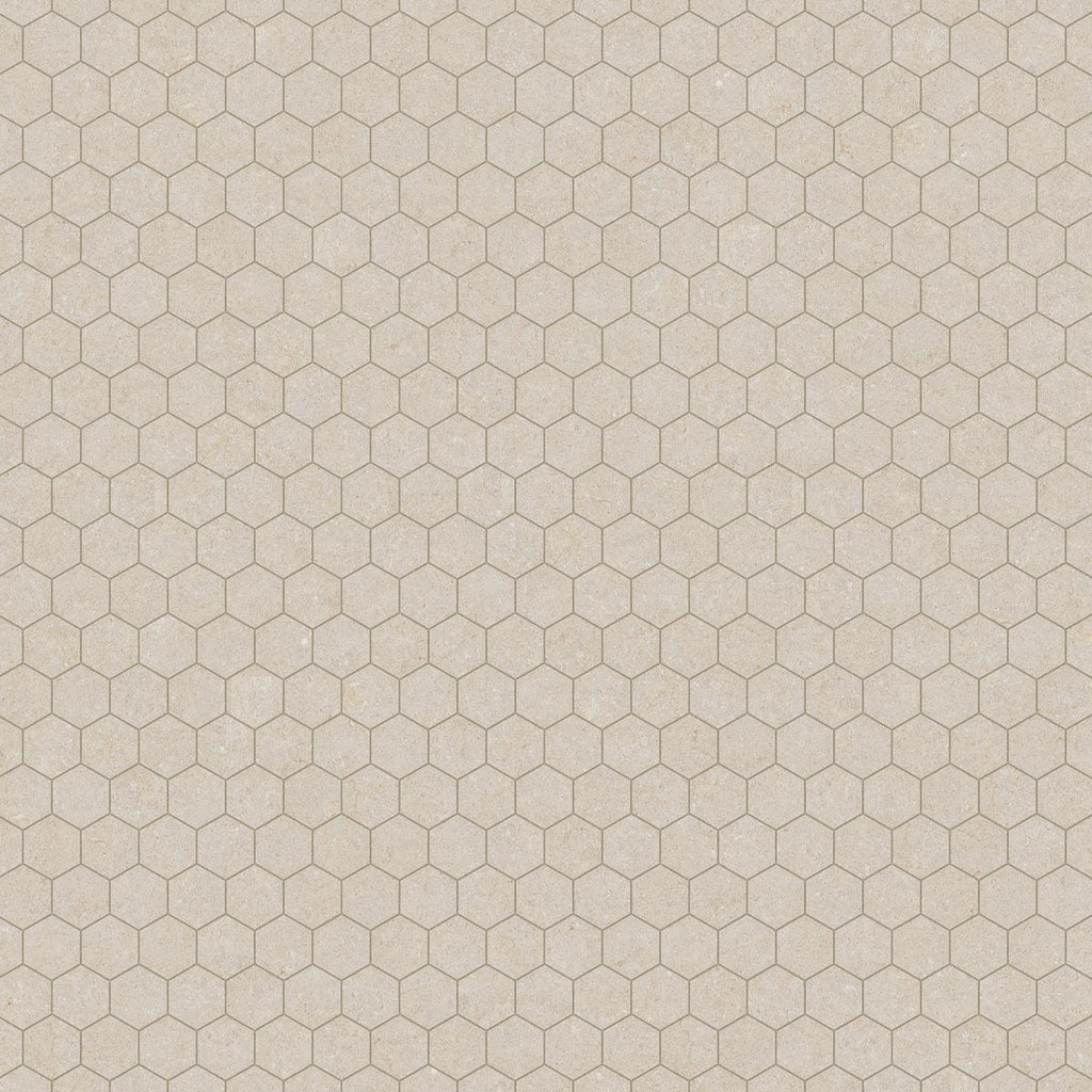 Capri Oat Hexagon Matte Porcelain Mosaic