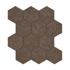 Capri Clove Hexagon Matte Porcelain Mosaic