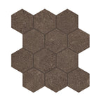 Capri Clove Hexagon Matte Porcelain Mosaic