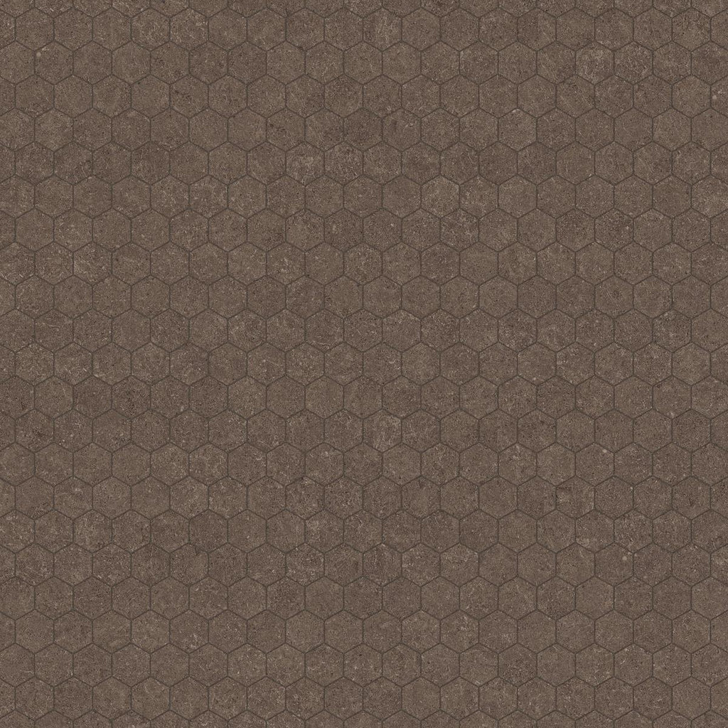 Capri Clove Hexagon Matte Porcelain Mosaic