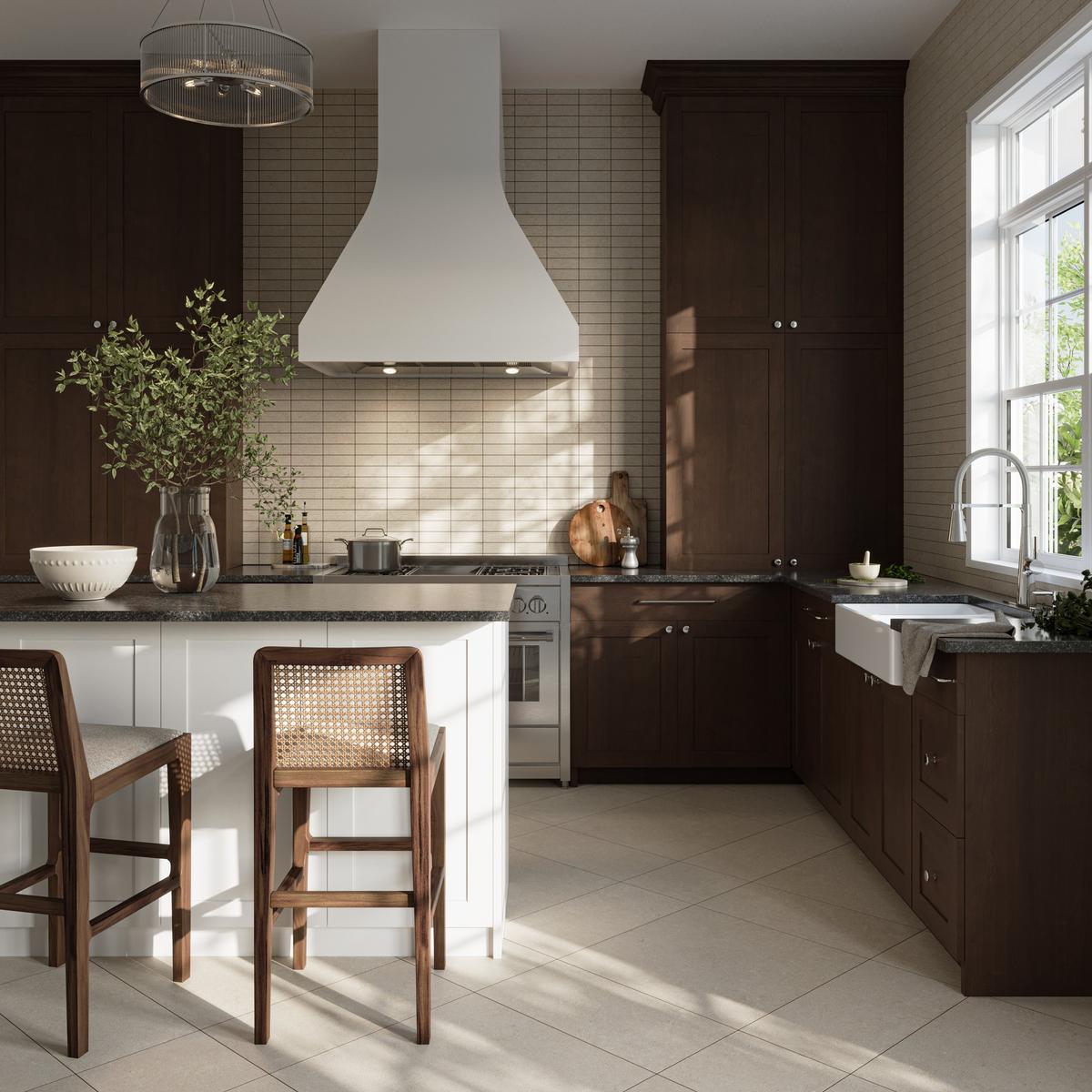 Capri Oat Stack Matte Porcelain Mosaic